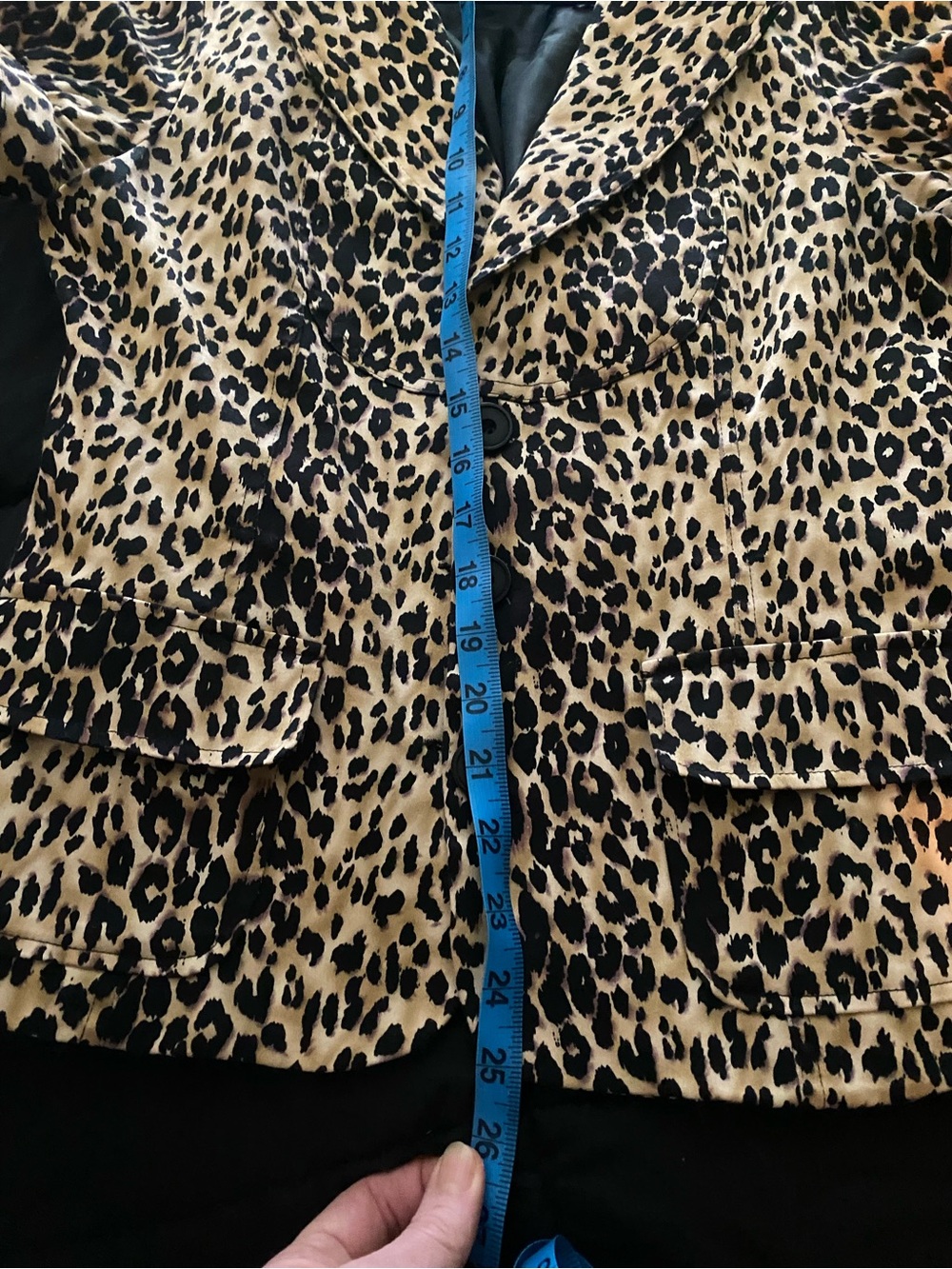 Twenty one brand ….Leopard Print Women's Blazer Jacket - Beige/Black Large